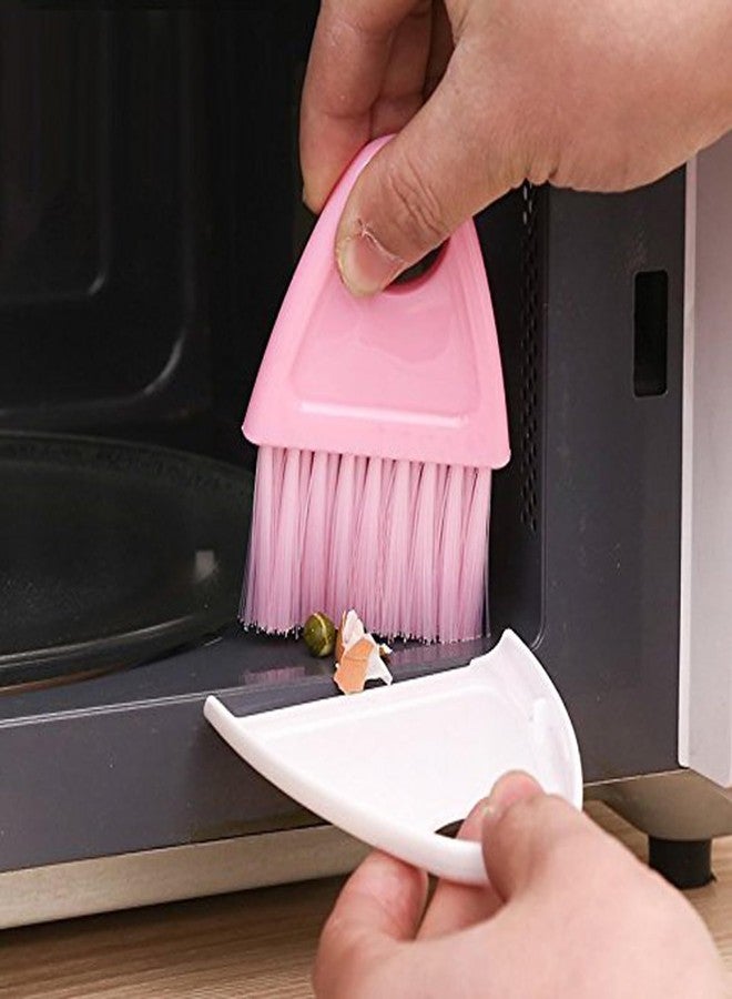 SpiderJuice Multipurpose Mini Plastic Magnetic Dustpan (Supdi) and Cleaning Broom Brush (Single Set, Random Color) - Image 4